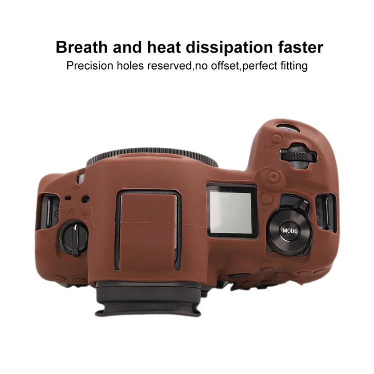 For Canon EOS R5 Mark II / R5II Glossy Soft Silicone Protective Case