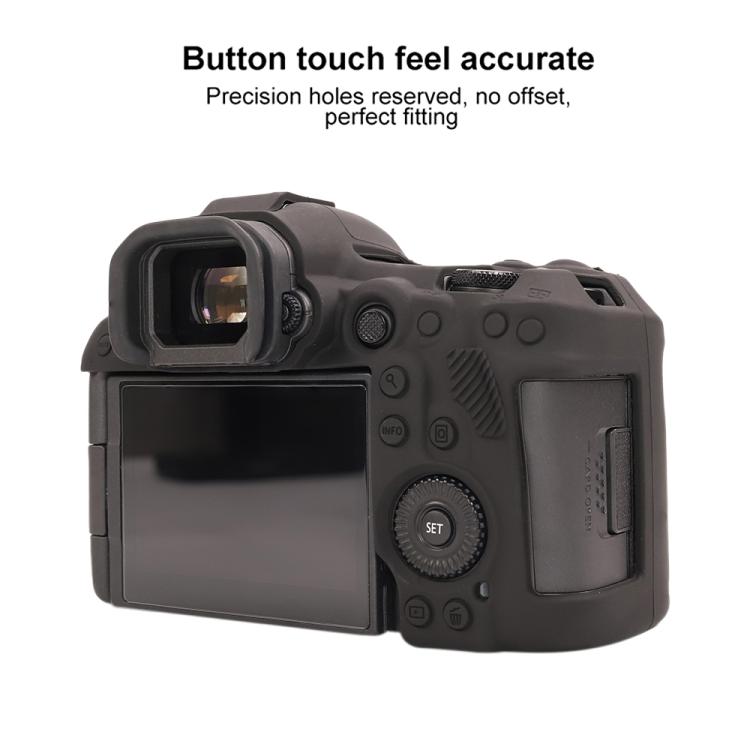 For Canon EOS R5 Mark II / R5II Glossy Soft Silicone Protective Case