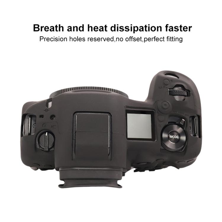For Canon EOS R5 Mark II / R5II Glossy Soft Silicone Protective Case