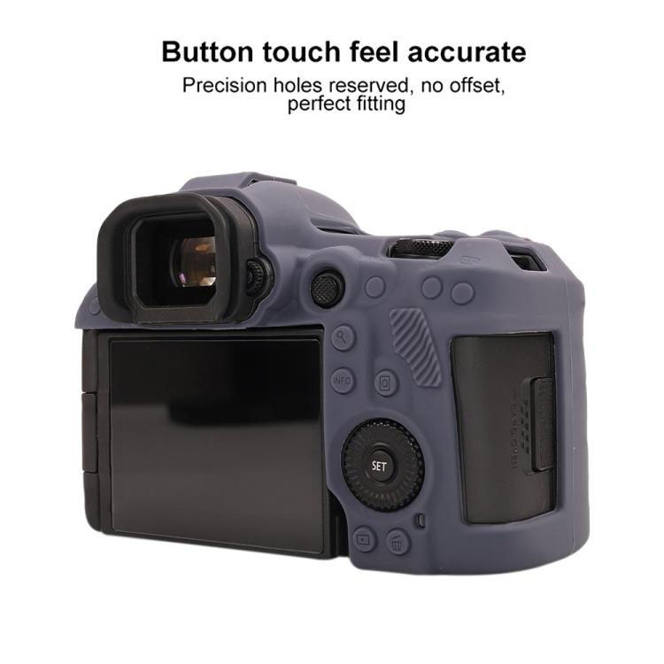 For Canon EOS R5 Mark II / R5II Glossy Soft Silicone Protective Case