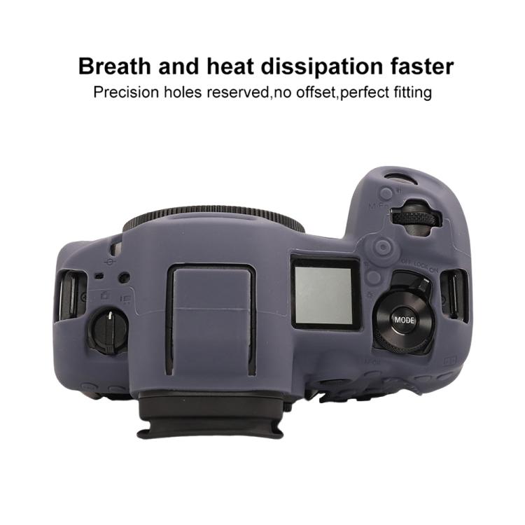 For Canon EOS R5 Mark II / R5II Glossy Soft Silicone Protective Case