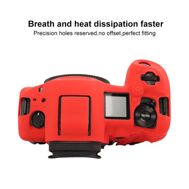 For Canon EOS R5 Mark II / R5II Glossy Soft Silicone Protective Case