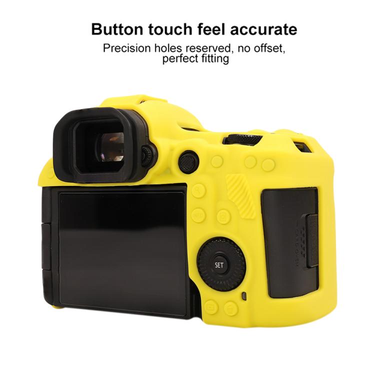 For Canon EOS R5 Mark II / R5II Glossy Soft Silicone Protective Case