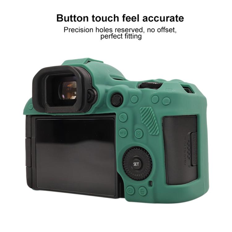 For Canon EOS R5 Mark II / R5II Glossy Soft Silicone Protective Case