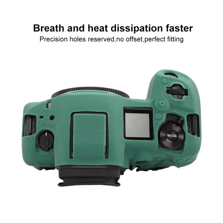 For Canon EOS R5 Mark II / R5II Glossy Soft Silicone Protective Case