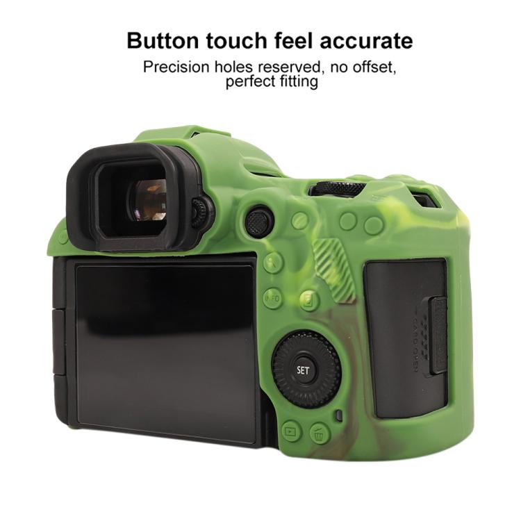 For Canon EOS R5 Mark II / R5II Glossy Soft Silicone Protective Case