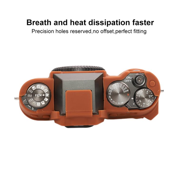 For FUJIFILM X-T50 Glossy Soft Silicone Protective Case