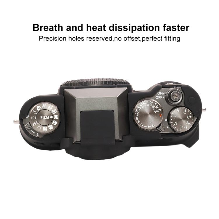 For FUJIFILM X-T50 Glossy Soft Silicone Protective Case