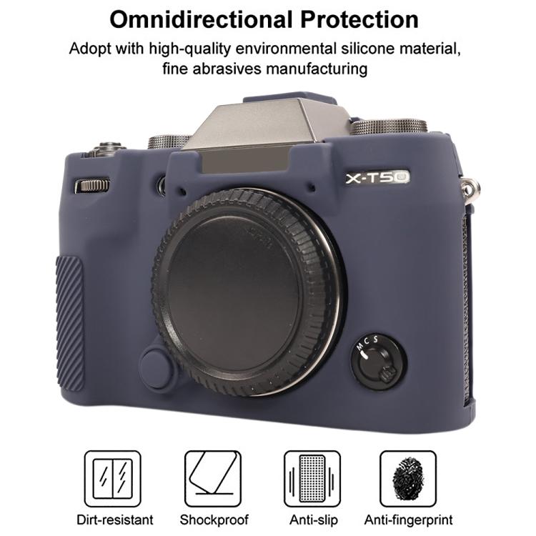 For FUJIFILM X-T50 Glossy Soft Silicone Protective Case