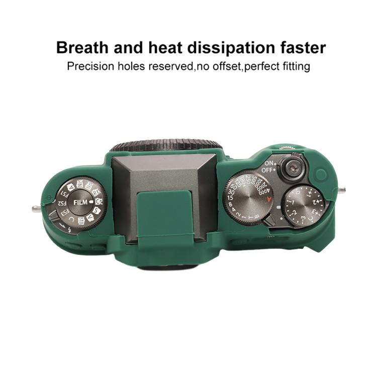 For FUJIFILM X-T50 Glossy Soft Silicone Protective Case