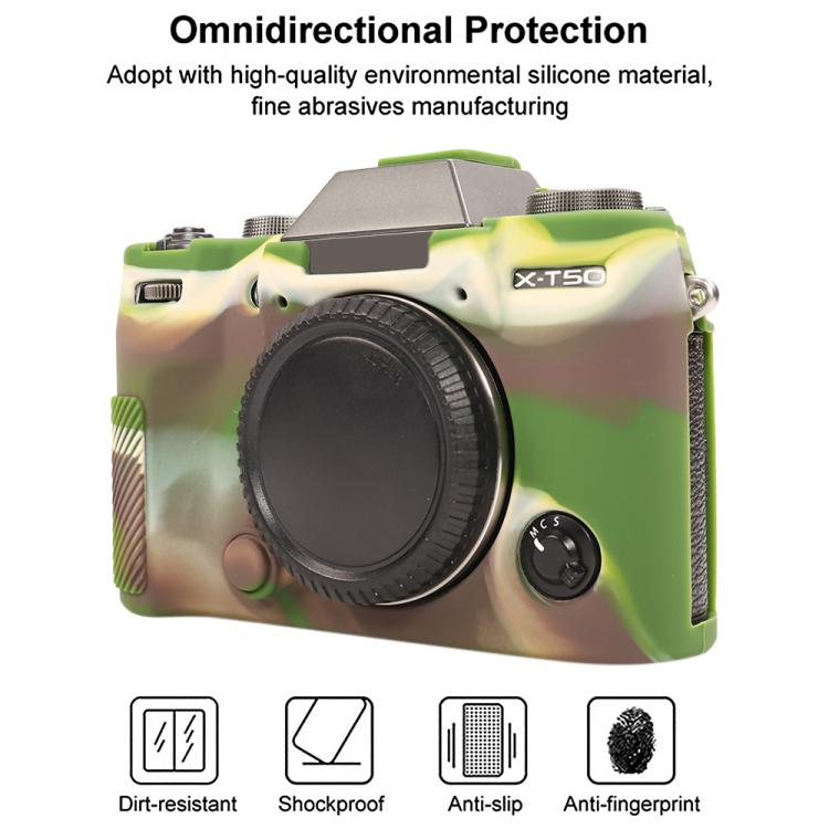 For FUJIFILM X-T50 Glossy Soft Silicone Protective Case