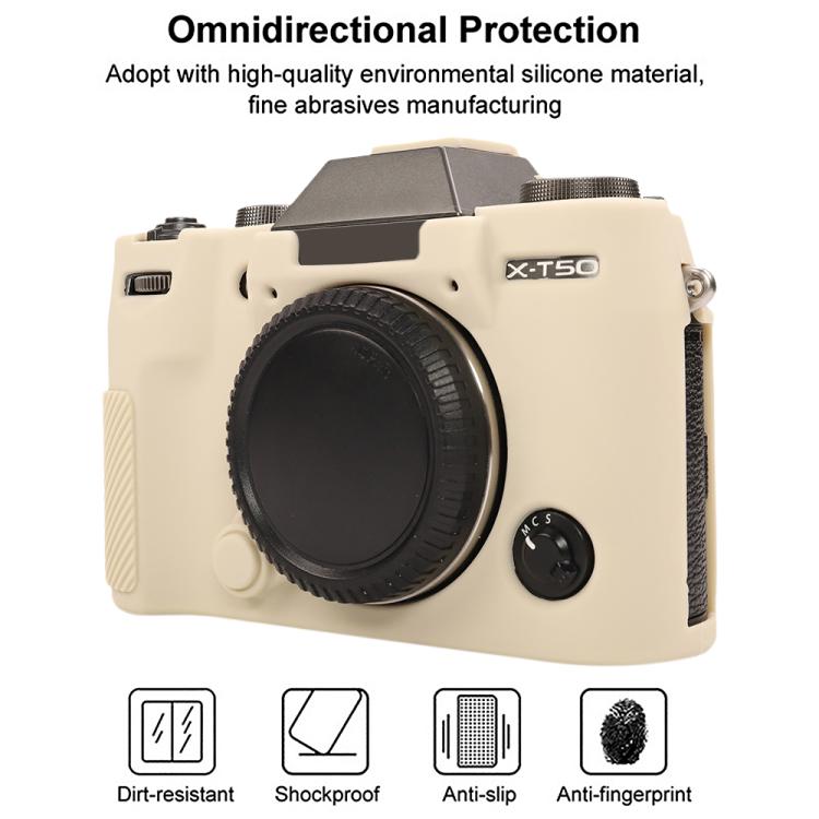 For FUJIFILM X-T50 Glossy Soft Silicone Protective Case