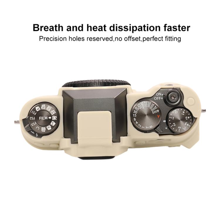 For FUJIFILM X-T50 Glossy Soft Silicone Protective Case