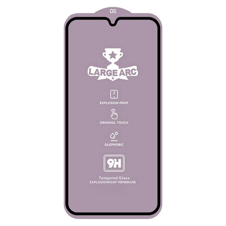 For Samsung Galaxy A15 4G 9H 0.4mm High Aluminum Large Arc Tempered Glass Film