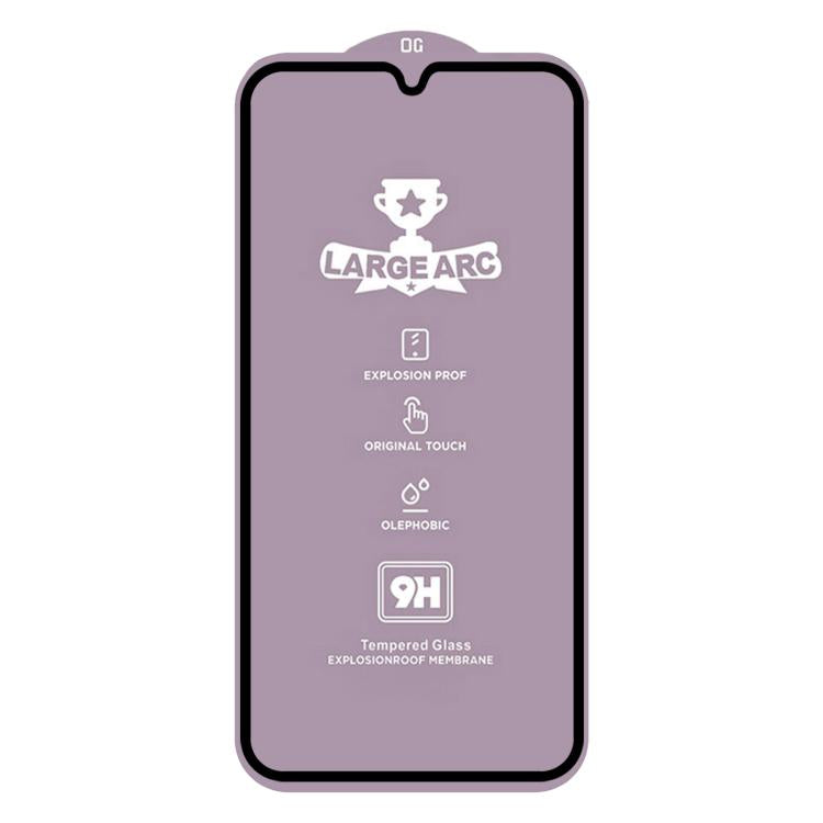 For Samsung Galaxy A25 4G 25pcs 9H 0.4mm High Aluminum Large Arc Tempered Glass Film