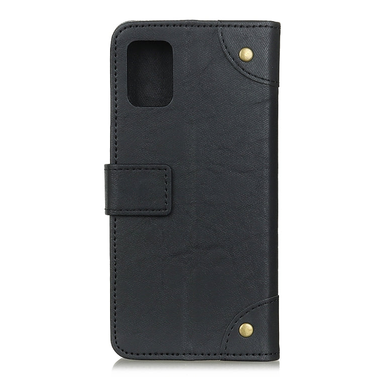 For OPPO Realme X7 Pro Copper Buckle Retro Crazy Horse Texture Horizontal Flip Leather Case with Holder & Card Slots & Wallet