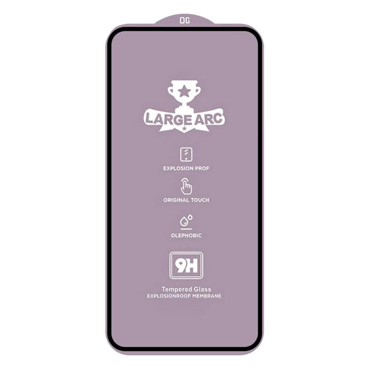 For Samsung Galaxy A55 5G 25pcs 9H 0.4mm High Aluminum Large Arc Tempered Glass Film