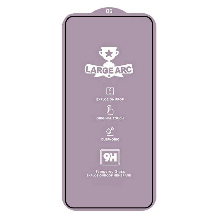 For Samsung Galaxy S21 5G 25pcs 9H 0.4mm High Aluminum Large Arc Tempered Glass Film