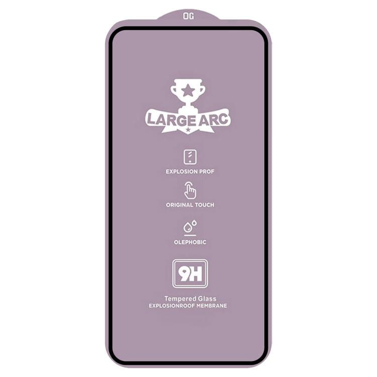 For Samsung Galaxy S23 FE 5G 25pcs 9H 0.4mm High Aluminum Large Arc Tempered Glass Film