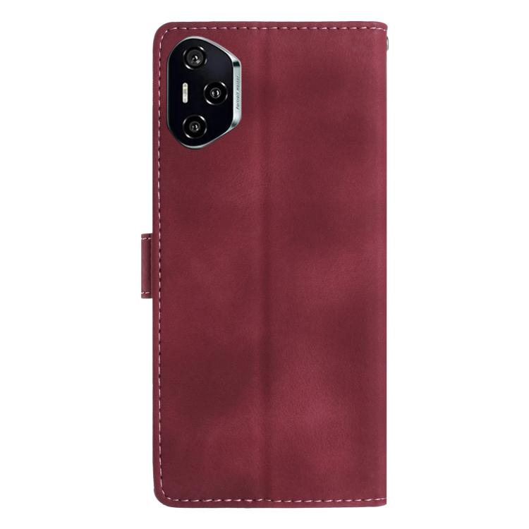 For Honor 400 Pro Global 160.8mm Rose Flower Embossing Pattern Leather Phone Case