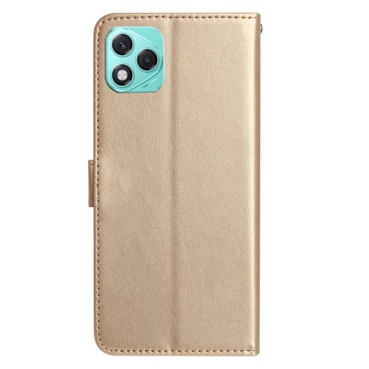 For Honor 400 Lite Global Rose Flower Embossing Pattern Leather Phone Case