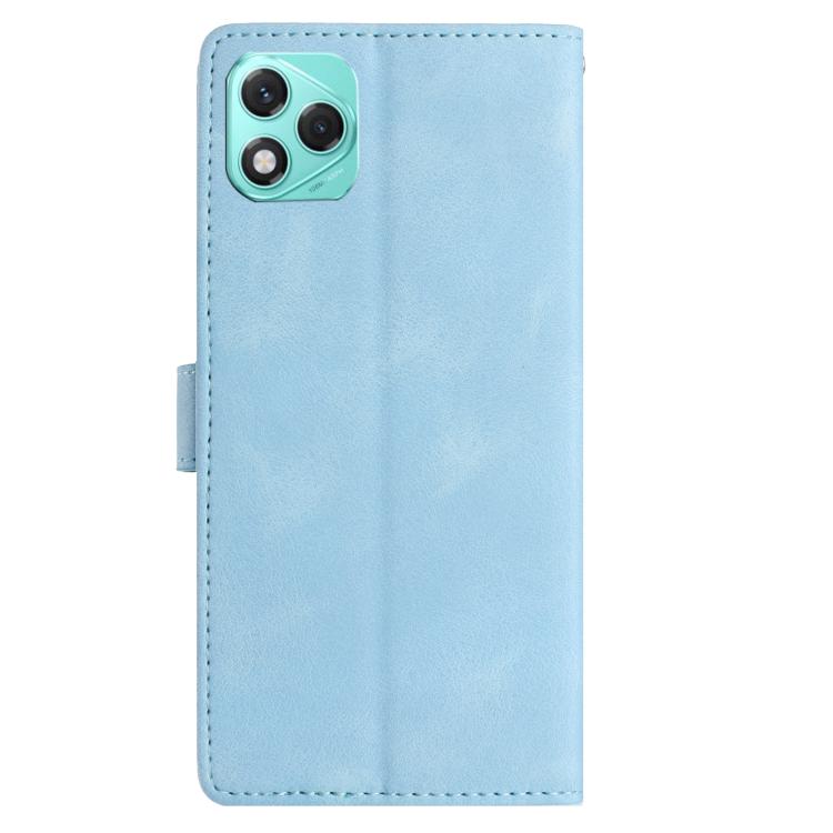 For Honor 400 Lite Global Rose Flower Embossing Pattern Leather Phone Case