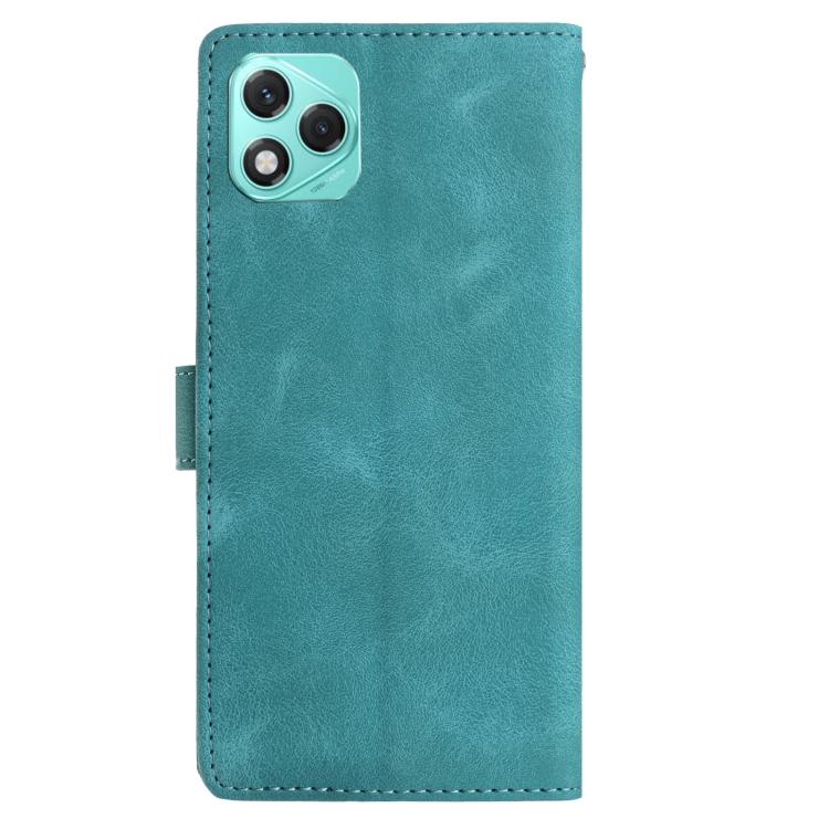 For Honor 400 Lite Global Rose Flower Embossing Pattern Leather Phone Case