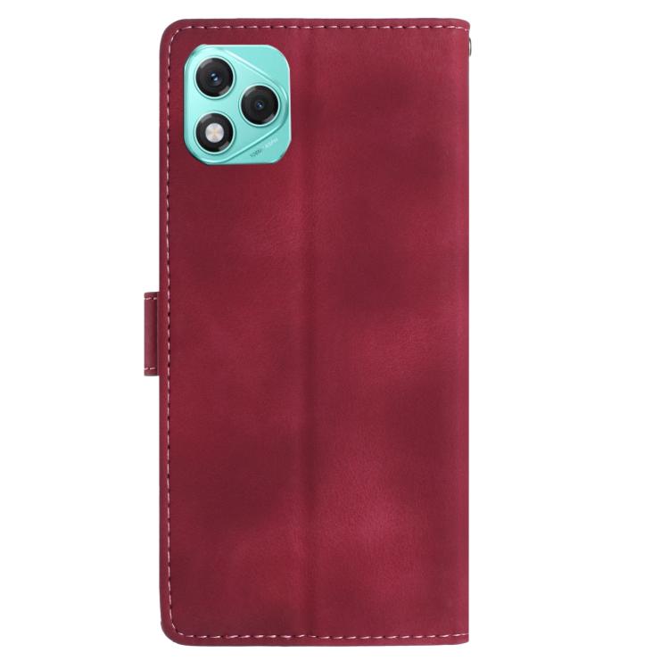 For Honor 400 Lite Global Rose Flower Embossing Pattern Leather Phone Case