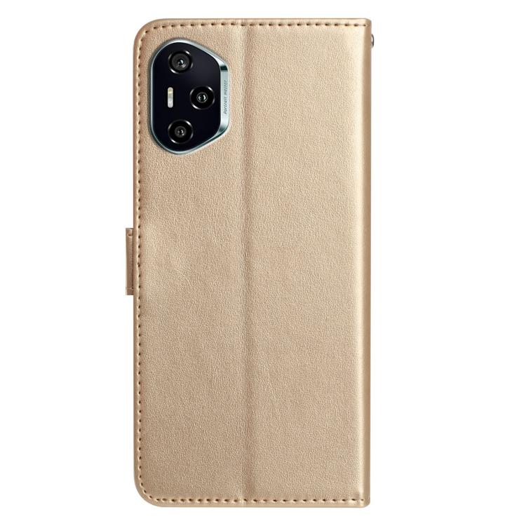 For Honor 400 Global 156.5mm Rose Flower Embossing Pattern Leather Phone Case