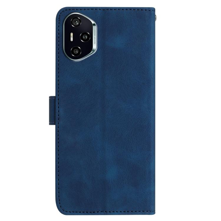 For Honor 400 Global 156.5mm Rose Flower Embossing Pattern Leather Phone Case