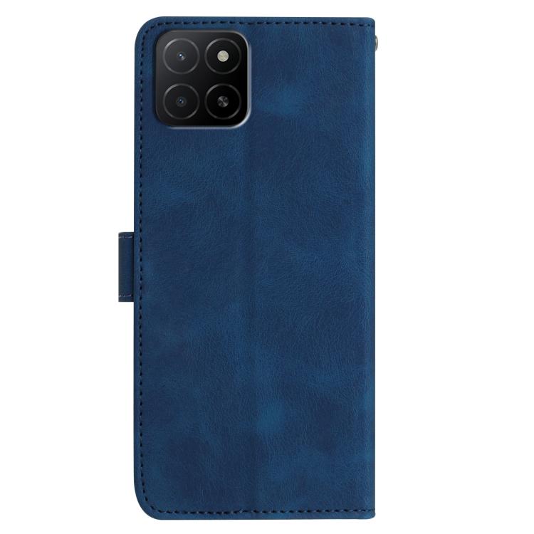 For Honor X5b Rose Flower Embossing Pattern Leather Phone Case