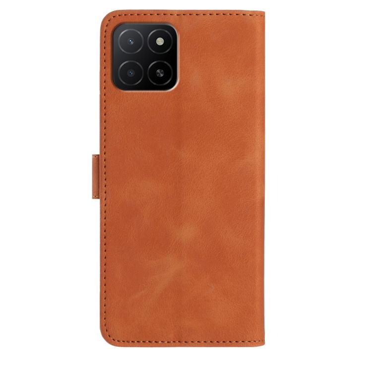 For Honor X5b Plus Rose Flower Embossing Pattern Leather Phone Case