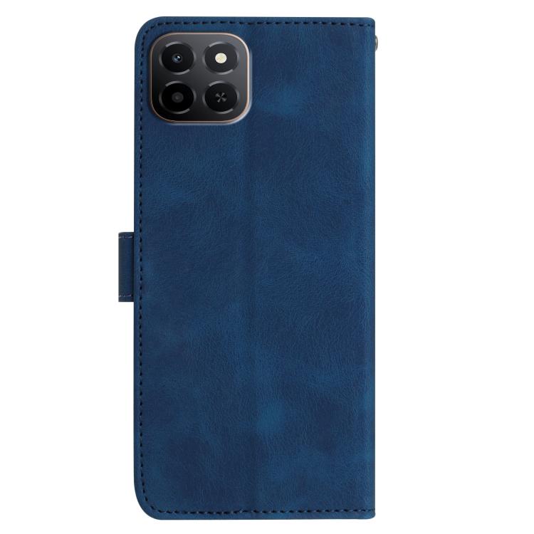 For Honor X6c 4G Rose Flower Embossing Pattern Leather Phone Case
