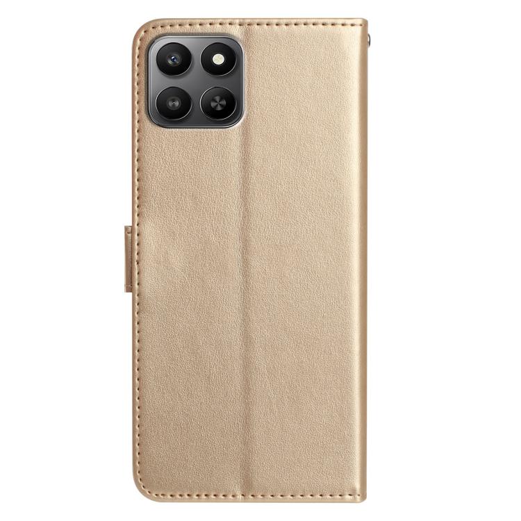 For Honor 400 Smart 5G Rose Flower Embossing Pattern Leather Phone Case