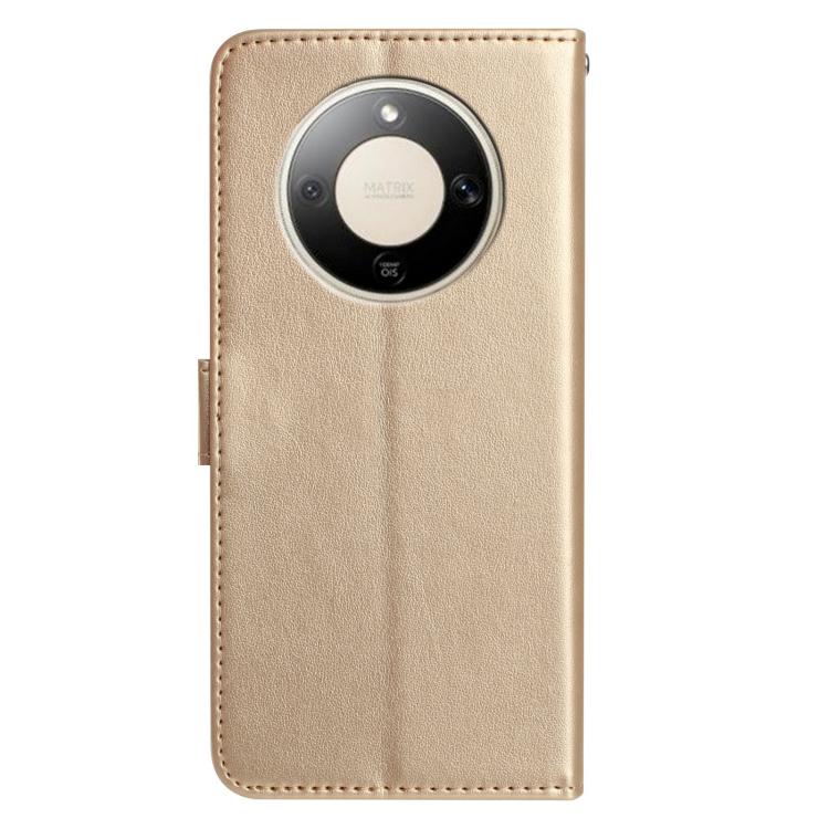 For Honor X9d 5G Rose Flower Embossing Pattern Leather Phone Case