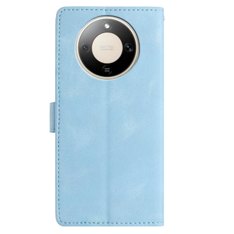 For Honor X9d 5G Rose Flower Embossing Pattern Leather Phone Case