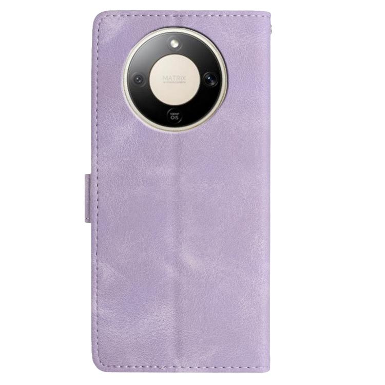 For Honor X9d 5G Rose Flower Embossing Pattern Leather Phone Case