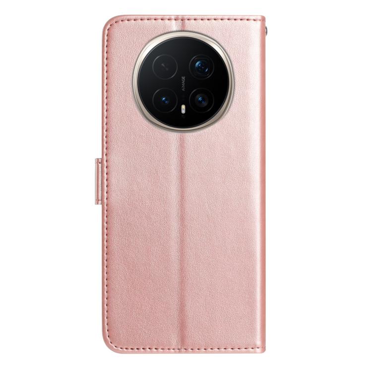 For Honor Magic8 Pro Rose Flower Embossing Pattern Leather Phone Case