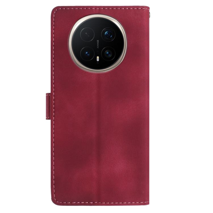 For Honor Magic8 Pro Rose Flower Embossing Pattern Leather Phone Case