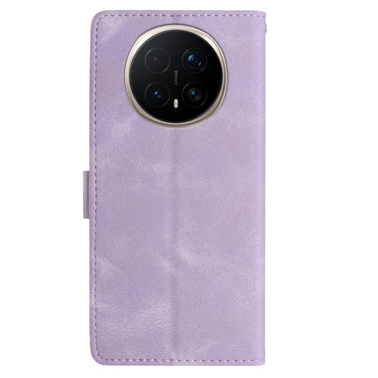 For Honor Magic8 Pro Rose Flower Embossing Pattern Leather Phone Case