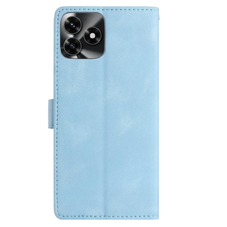 For Honor X5c 4G Rose Flower Embossing Pattern Leather Phone Case