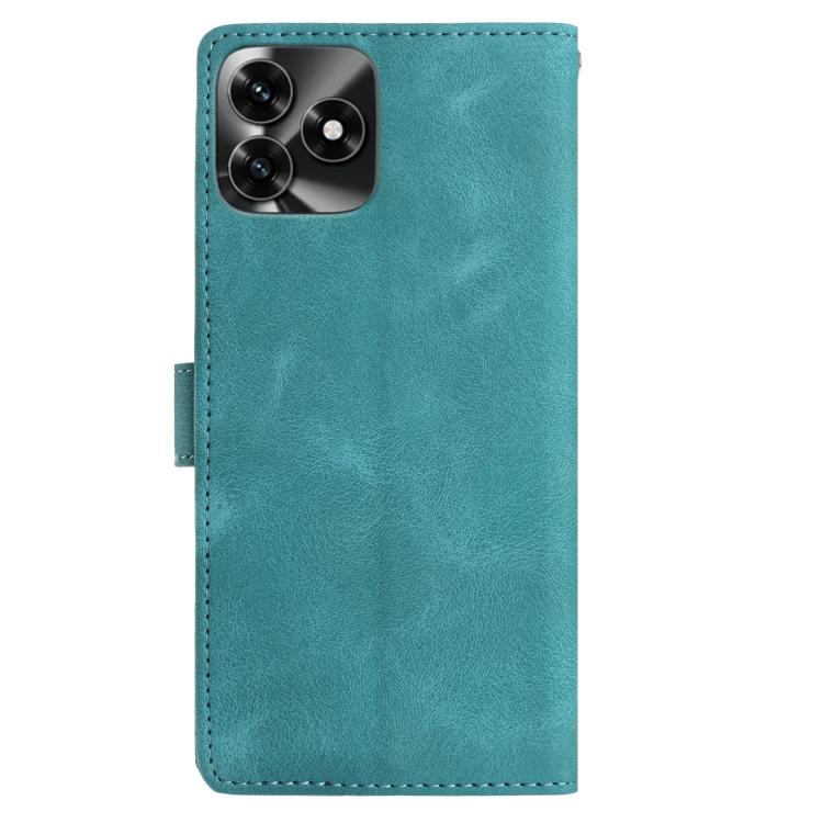 For Honor X5c 4G Rose Flower Embossing Pattern Leather Phone Case