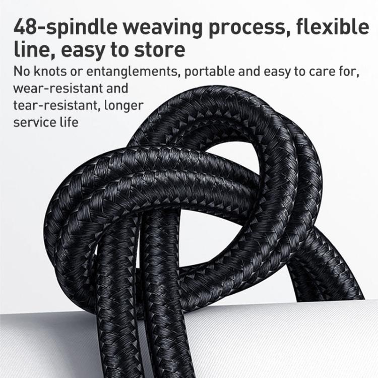 Yesido CA199 27W Type-C to 8 Pin Streamer Light Data Cable, Length: 1.2m - Grey