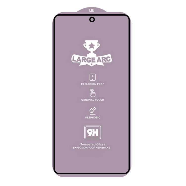 For Samsung Galaxy M55s 5G 9H 0.4mm High Aluminum Large Arc Tempered Glass Film