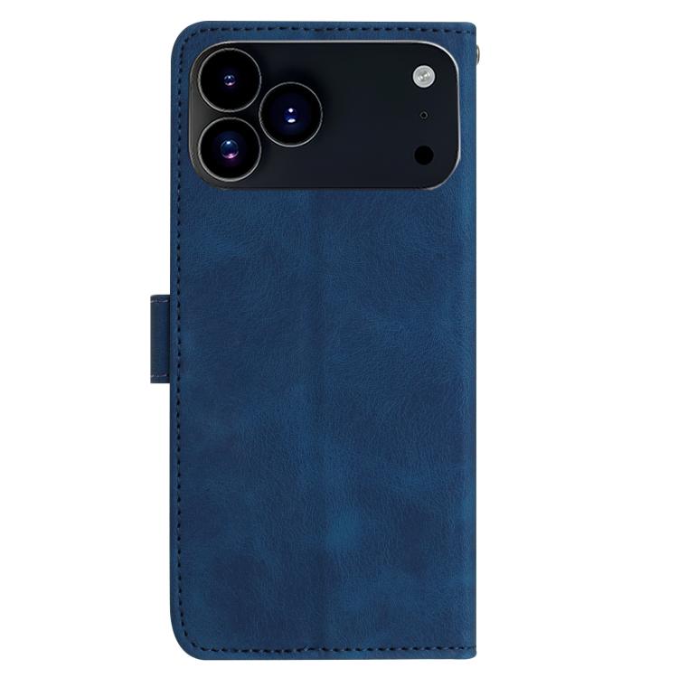 For iPhone 17 Pro Max Rose Flower Embossing Pattern Leather Phone Case