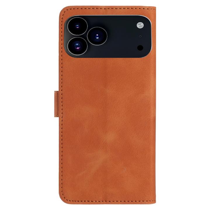 For iPhone 17 Pro Max Rose Flower Embossing Pattern Leather Phone Case