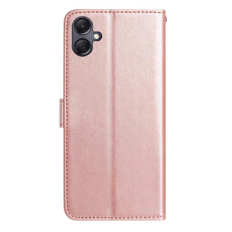 For Samsung Galaxy A07 5G Rose Flower Embossing Pattern Leather Phone Case