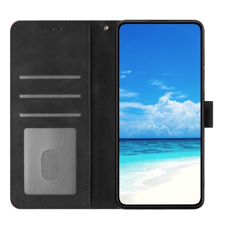 For Samsung Galaxy A17 5G Rose Flower Embossing Pattern Leather Phone Case