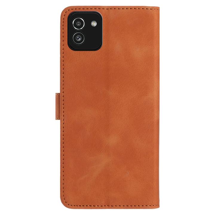 For Samsung Galaxy A03 Rose Flower Embossing Pattern Leather Phone Case