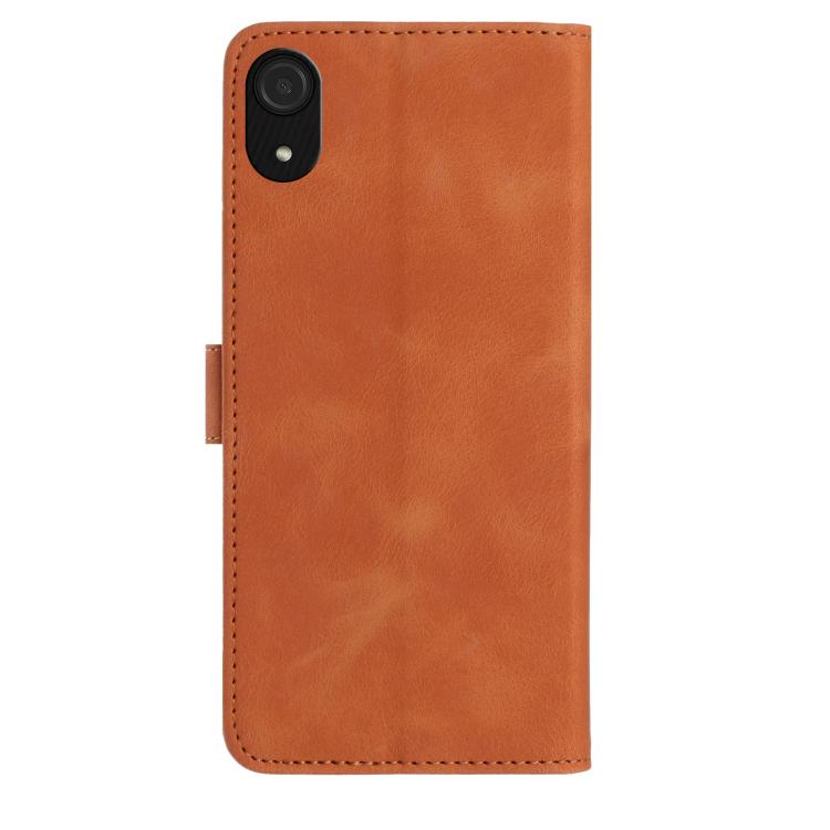For Samsung Galaxy A03 Core Rose Flower Embossing Pattern Leather Phone Case